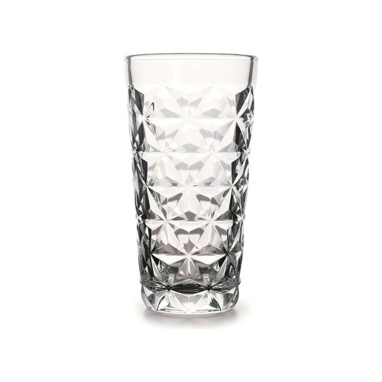 Pasabahce 4-teiliger Trinkgläser-Set Longdrinkgläser Softtrinkglas 285 ml Transparent Kristall-Look