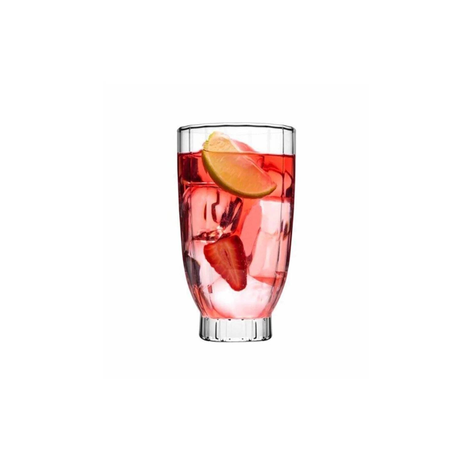 Pasabahce Wasserglas Trinkglas Glas 3er Set Gläser-Set Transparent 400 ml