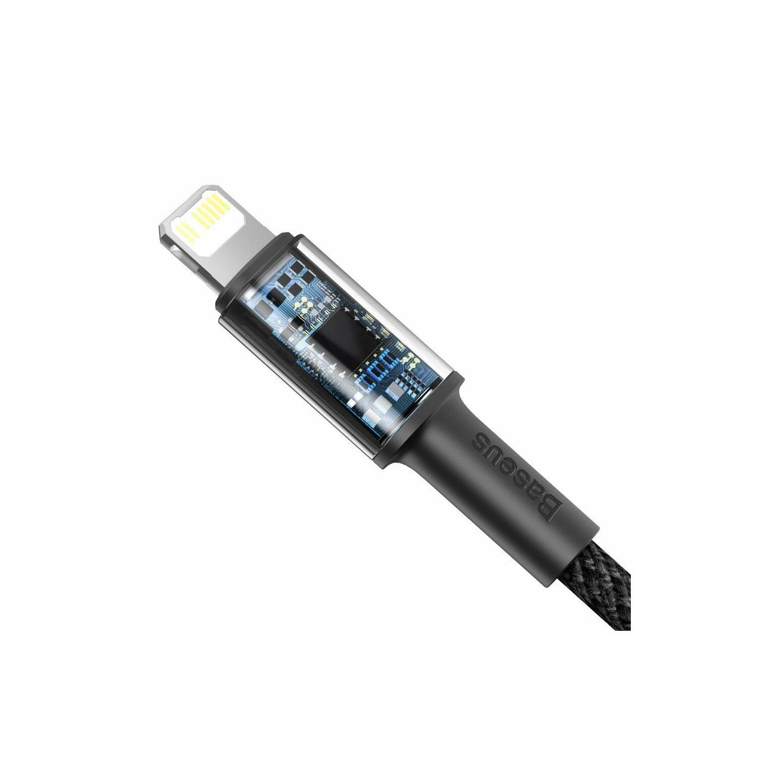 Baseus USB Typ C Kabel - iPhone Fast Charging Power Delivery 20 W 2 m schwarz