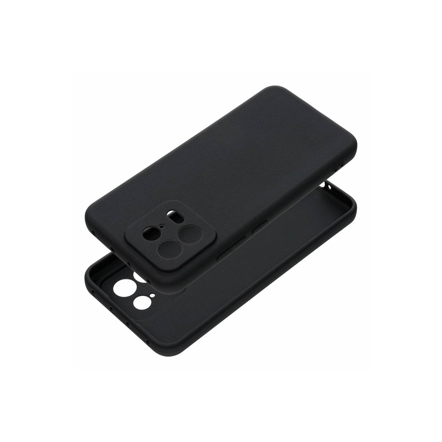 Silikon Hülle Basic Matt kompatibel mit Xiaomi 14 Case TPU Soft Handy Cover Schutz in Schwarz