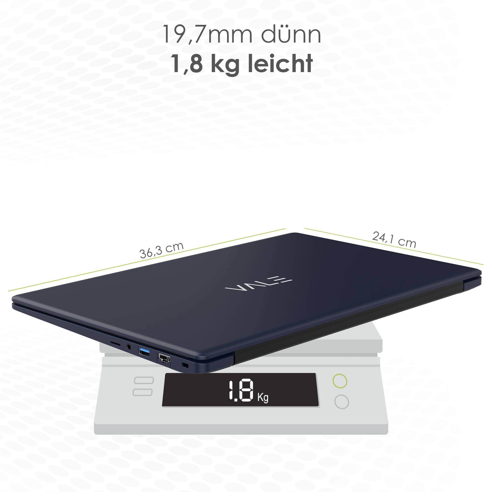 VALE V15E-I5-8512D Notebook | 15,6" Full-HD IPS | Intel® Core™ i5-1035G7 Prozessor | 8 GB RAM | 512 GB SSD | Win 11 Pro