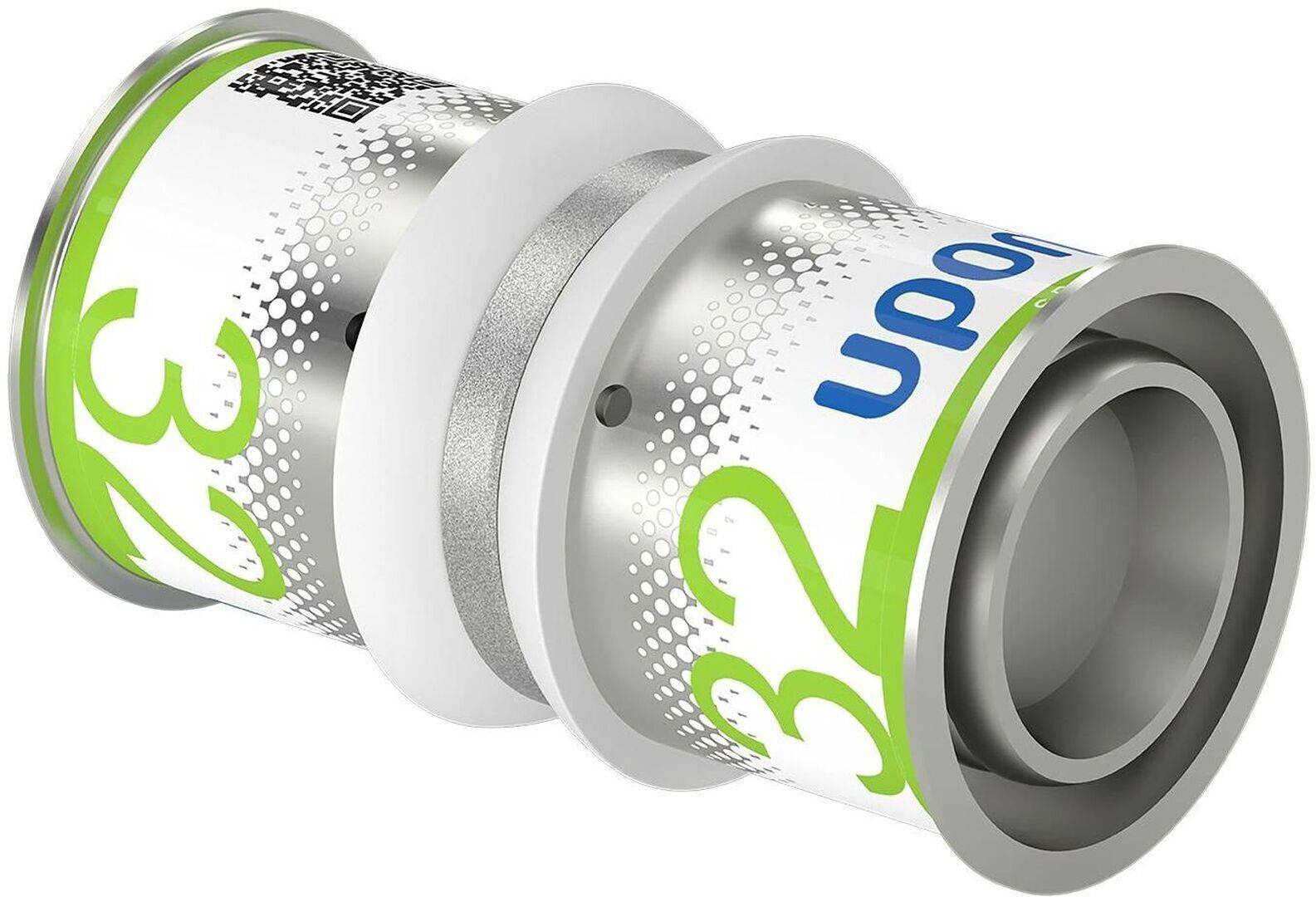 Uponor Kupplung S-Press PLUS aus PPSU 32x32mm