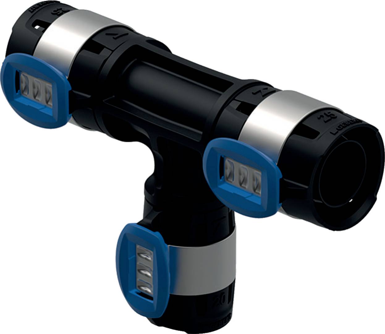 Geberit GE FlowFit T-Stück, reduziert, PPSU, d25 x 25 x 20mm, 1 Stk.