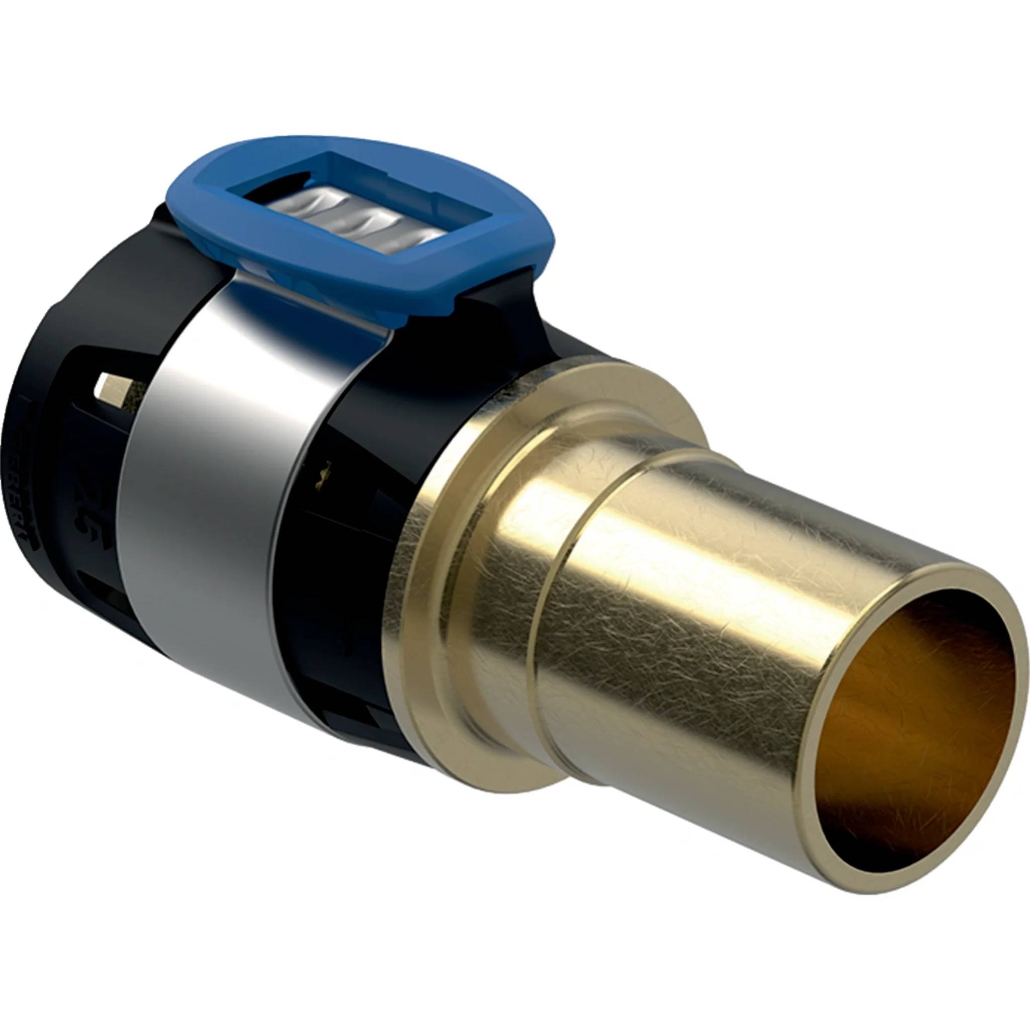 Geberit GE FlowFit, Übergang, Mapress RG+, mit Einschubende, d20 x 15mm, 1 Stk.