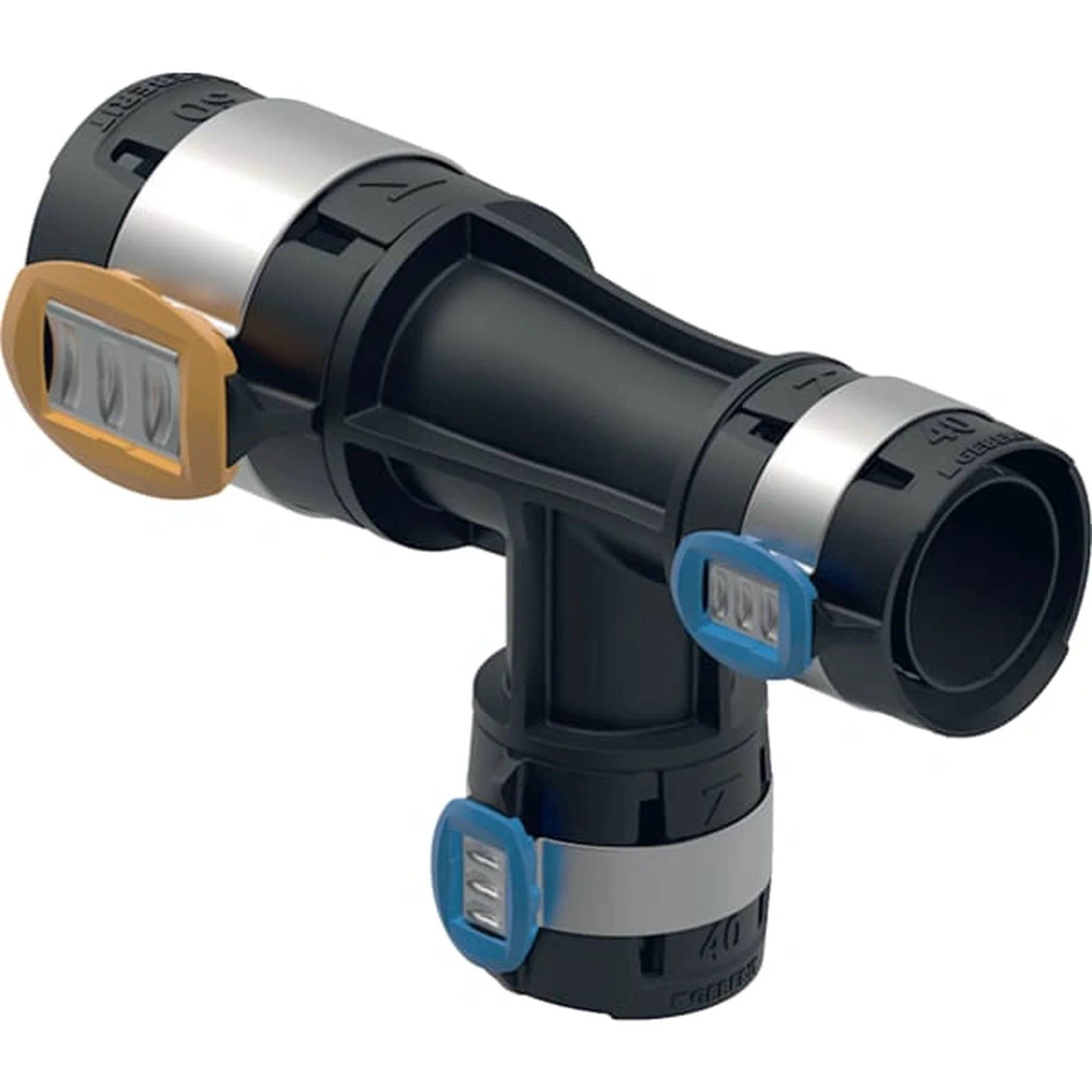 Geberit GE FlowFit, T-Stück, reduziert, PPSU, d50 x 40 x 40mm, 1 Stk.
