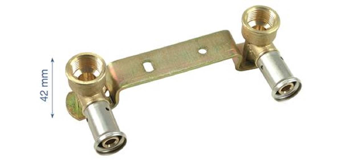 16*1/2" MS Montagebrücke doppeltgekröpft IG Henco