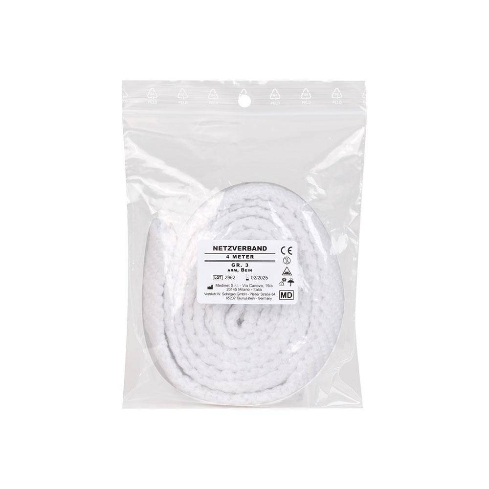 Netzverband - Größe 3, für Arm und Bein - Länge 4 m