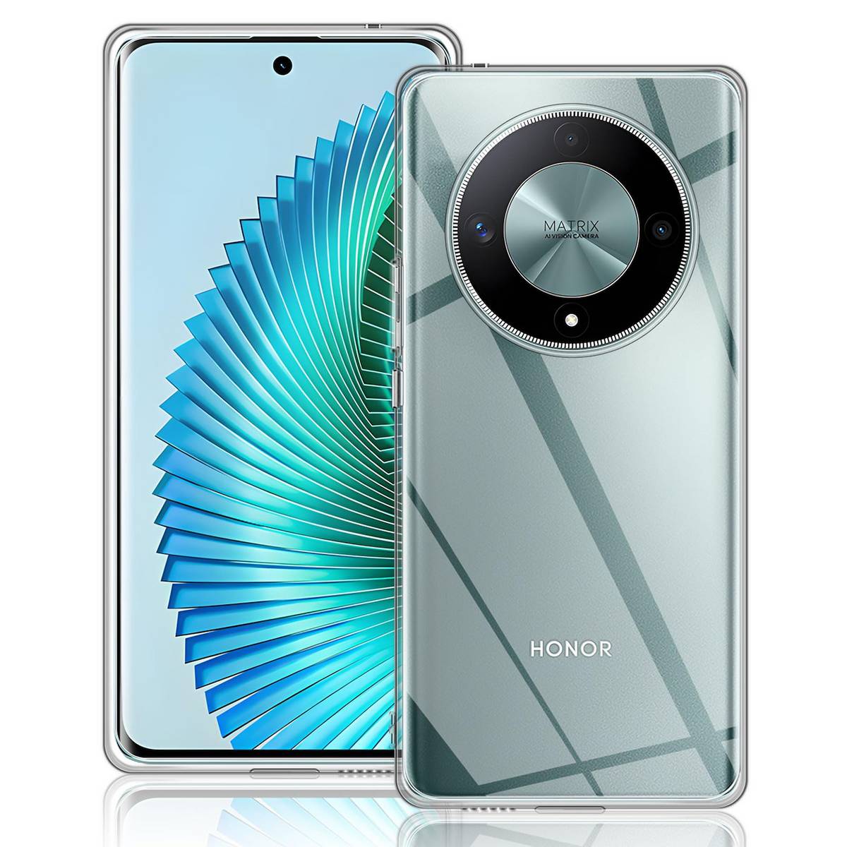 Für Honor Magic 6 Lite Silikon TPU Schutz Transparent Handy Hülle Case