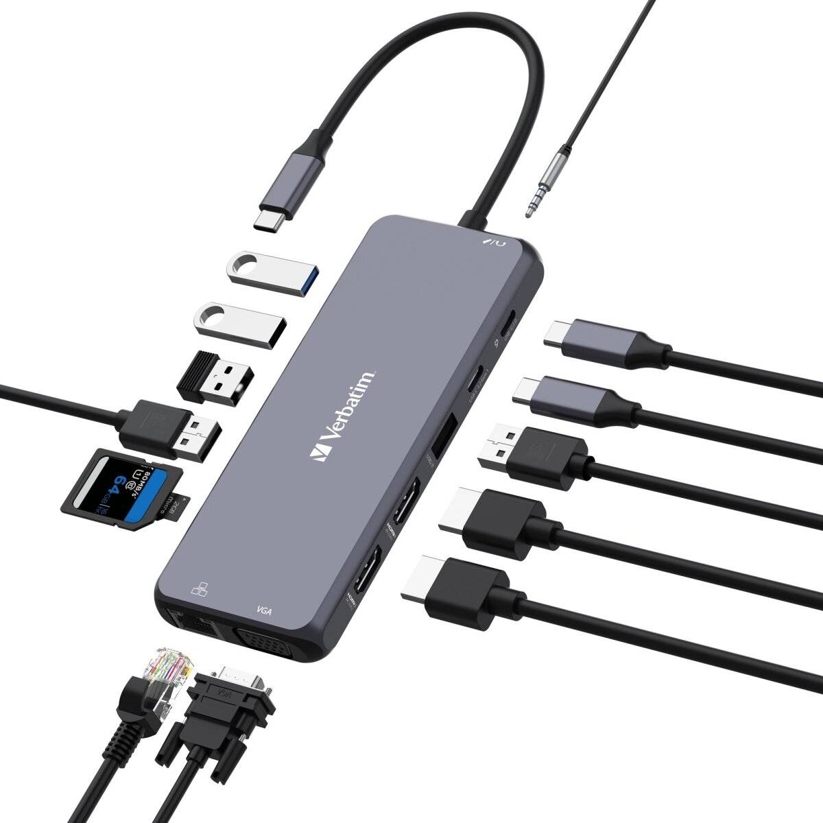 Verbatim Hub Multiport 32154