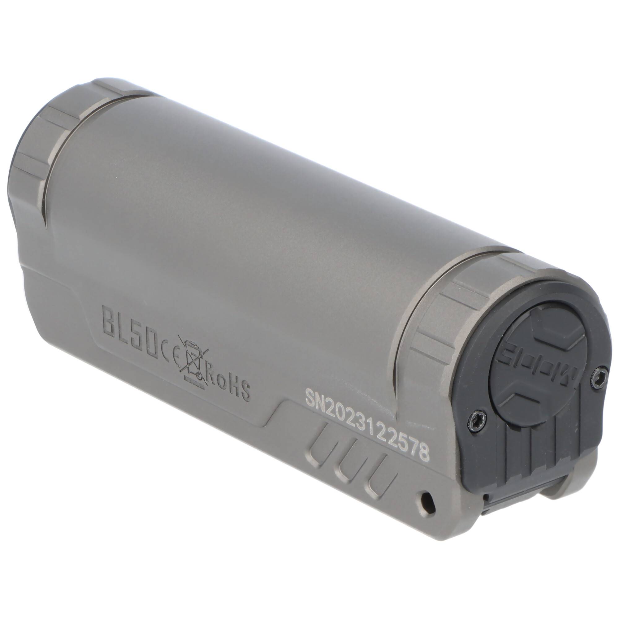 Imalent BL50 LED-Taschenlampe und UV-LED, mit 3.600 Lumen, 428 Meter Leuchtweite, inkl. 18650 Li-Ion 3.000mAh Akku