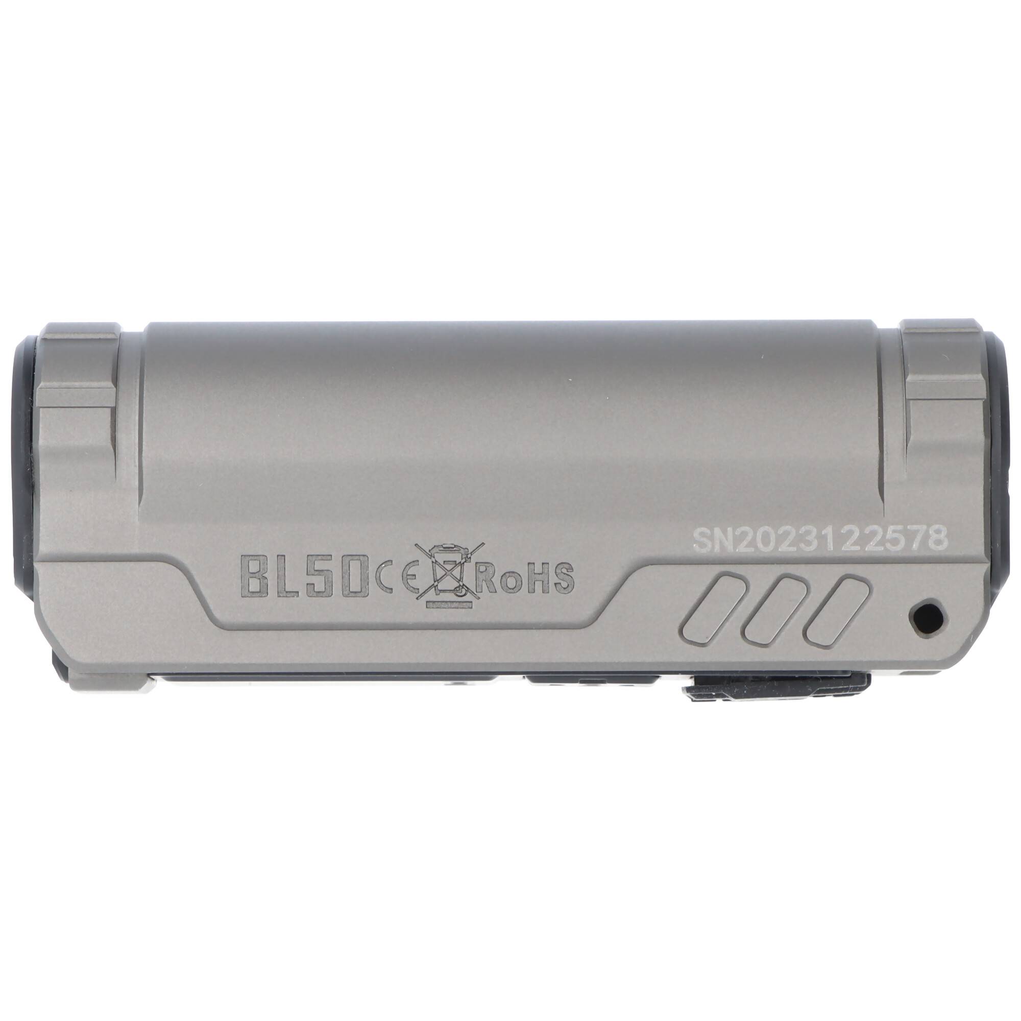 Imalent BL50 LED-Taschenlampe und UV-LED, mit 3.600 Lumen, 428 Meter Leuchtweite, inkl. 18650 Li-Ion 3.000mAh Akku