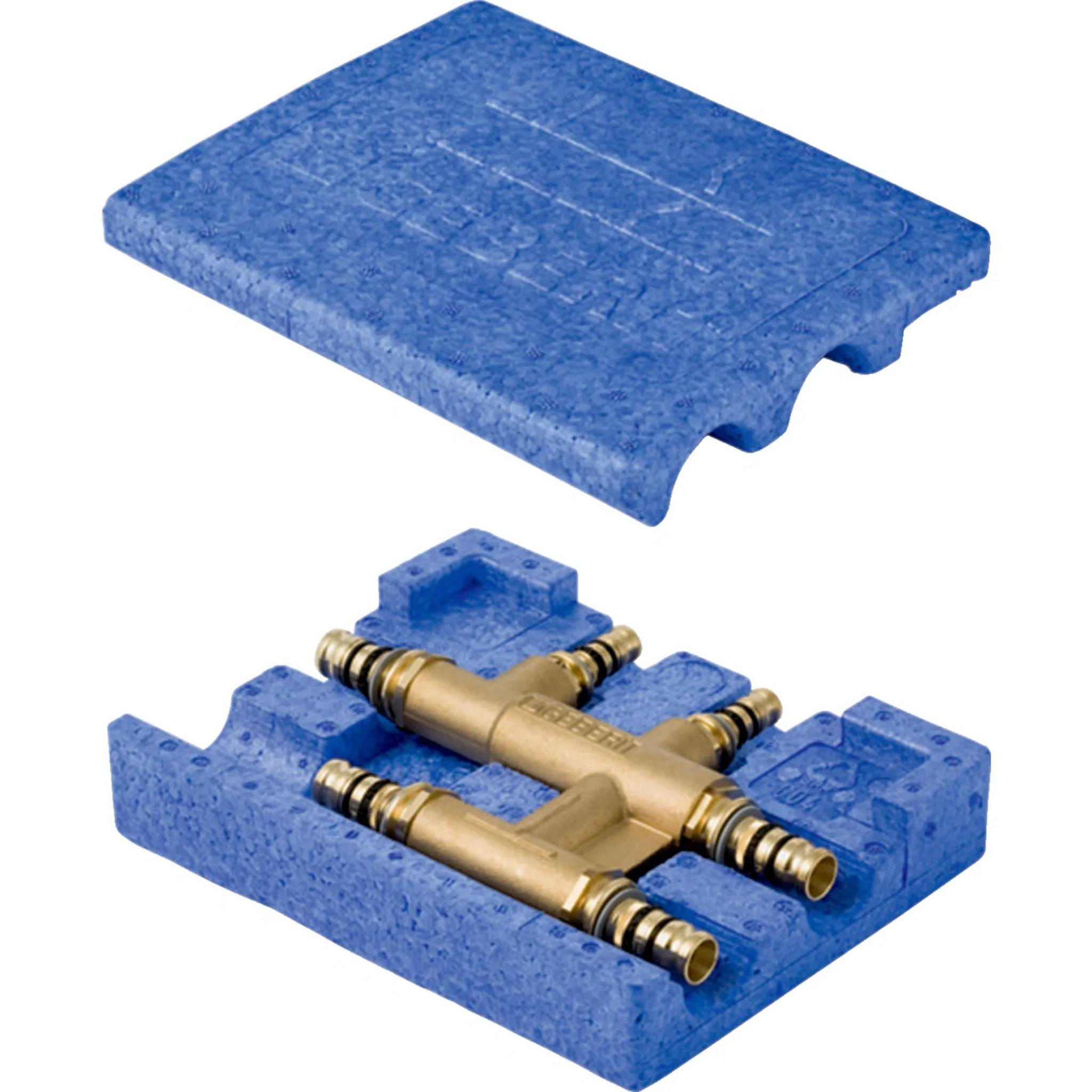 Geberit GE Mepla, Kreuzungs-T-Stück mit Box, d20 x 16 x 20mm, MS, 1 Stk.