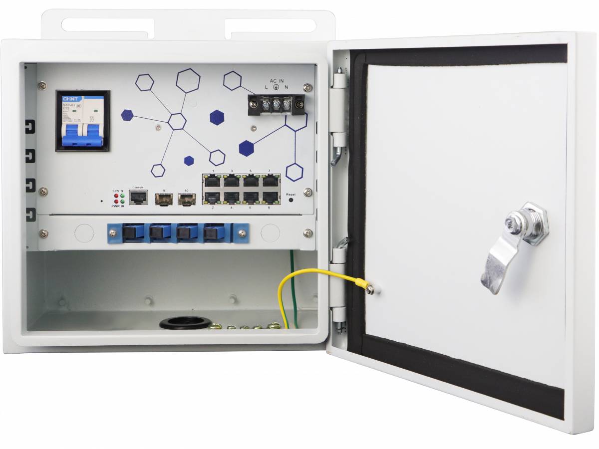 LevelOne Switch - Smart - 10 x 10/100/1000