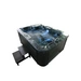 OUTDOOR WHIRLPOOL BLACK MARBLE - Ausstattung: Mit Treppe, Farbe: Schwarz OUTDOOR WHIRLPOOL BLACK MARBLE - Ausstattung: Mit Treppe, Farbe: Schwarz