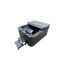 OUTDOOR WHIRLPOOL BLACK MARBLE - Ausstattung: Mit Treppe, Farbe: Schwarz OUTDOOR WHIRLPOOL BLACK MARBLE - Ausstattung: Mit Treppe, Farbe: Schwarz