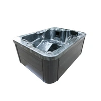 OUTDOOR WHIRLPOOL BLACK MARBLE - Ausstattung: Mit Treppe, Farbe: Schwarz OUTDOOR WHIRLPOOL BLACK MARBLE - Ausstattung: Mit Treppe, Farbe: Schwarz
