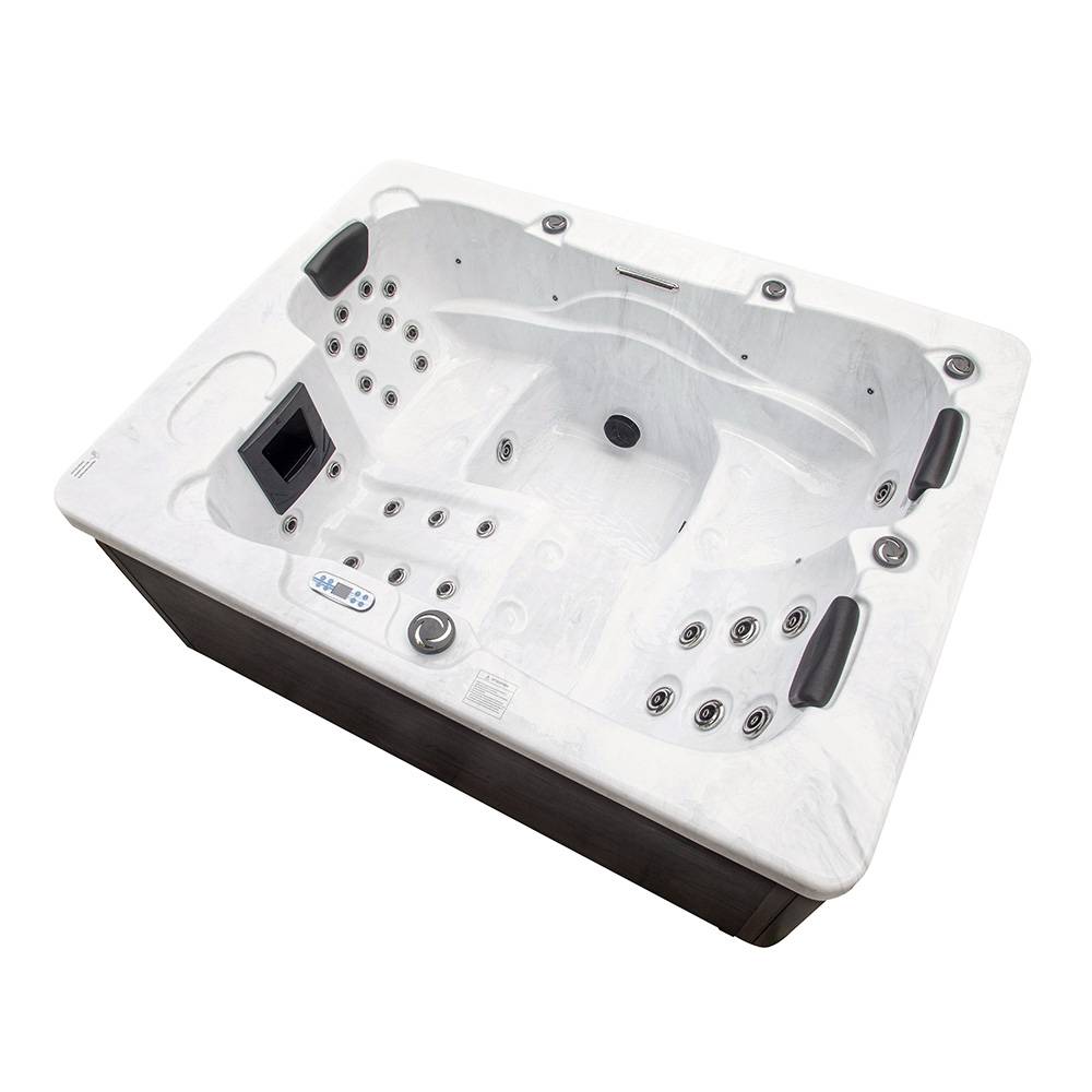 OUTDOOR WHIRLPOOL WHITE MARBLE PURE - Ausstattung: Pure, Farbe: Weiß