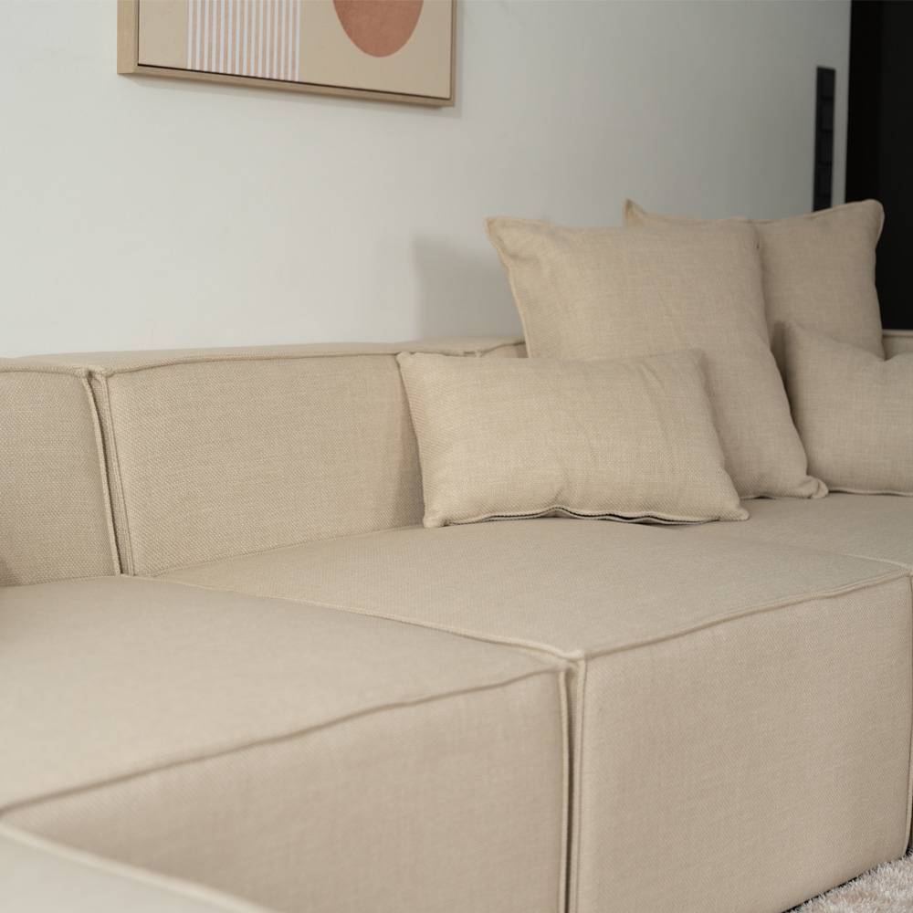 SOFA VERONA XL - Farbe: Beige, Ausführung: XL