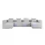 SOFA VERONA XXL - Farbe: Hellgrau, Ausführung: XXL SOFA VERONA XXL - Farbe: Hellgrau, Ausführung: XXL