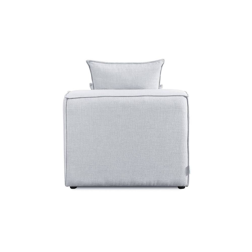 SOFA VERONA - Farbe: Hellgrau, Ausführung: Mittelsofa