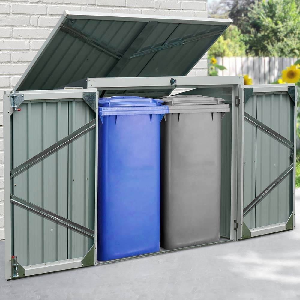 MÜLLTONNENBOX BASURA - Größe: 2 x 240L