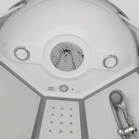 DAMPFDUSCHE WHITE PEARL - Farbe: Weiß, Größe: 90 x 90 cm DAMPFDUSCHE WHITE PEARL - Farbe: Weiß, Größe: 90 x 90 cm