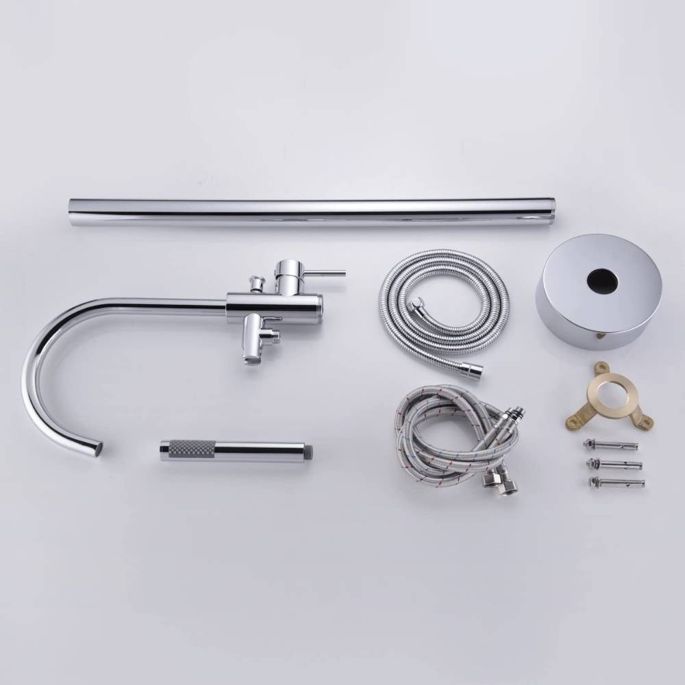 STANDARMATUR MOON - Farbe: Chrome