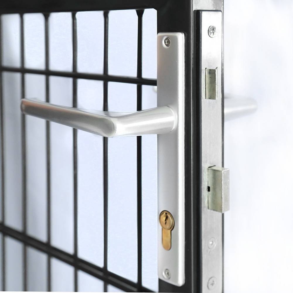 DOPPELSTABMATTEN GARTENTOR PORTARIUS - Größe: 80 cm, Farbe: Anthrazit