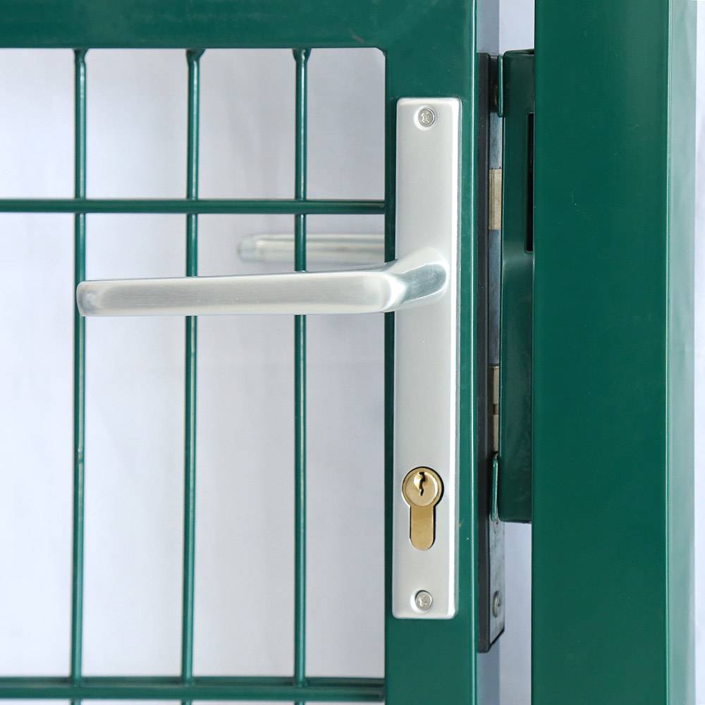 DOPPELSTABMATTEN GARTENTOR PORTARIUS - Größe: 200 cm, Farbe: Grün