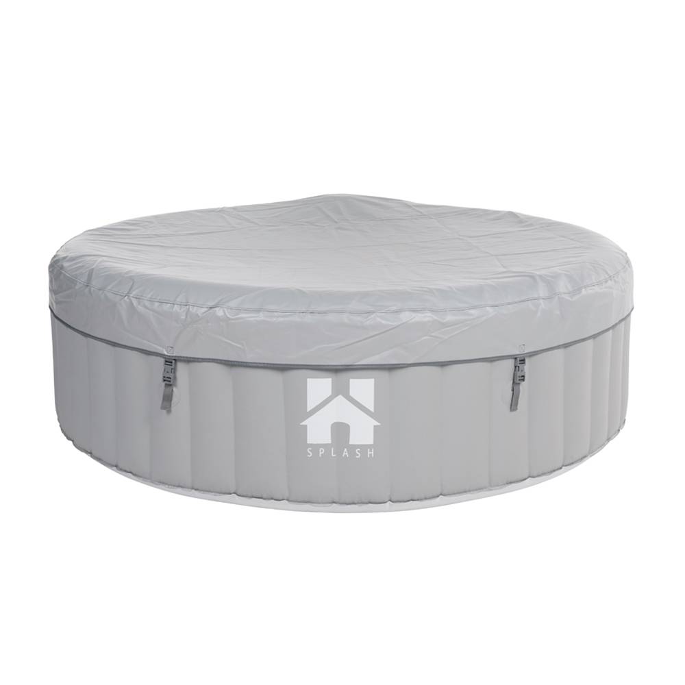 AUFBLASBARER WHIRLPOOL SPLASH - Farbe: Grau, Ausstattung: 4 tlg.