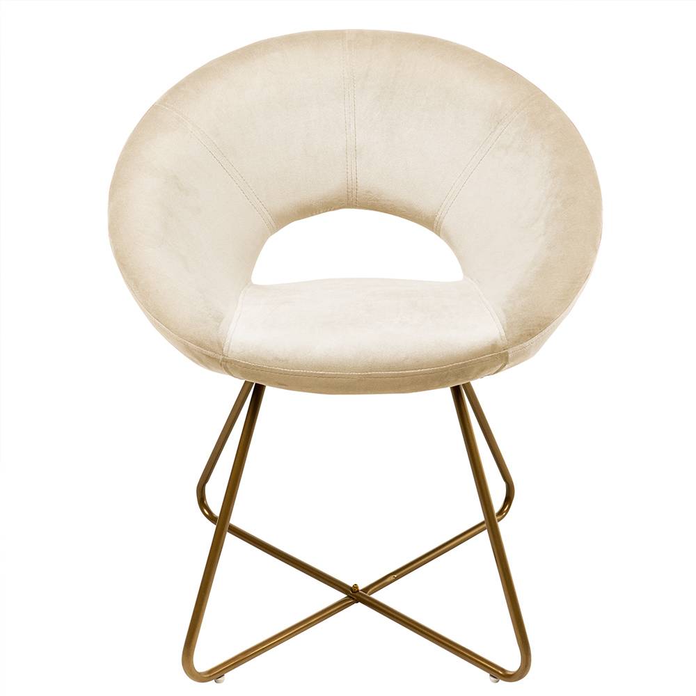 SAMSTSTUHL SELESA - Farbe: Beige