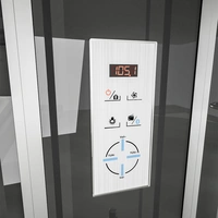 DUSCHKABINE ALLIN 2IN1 - Seitenauslage: Rechts, Farbe: Schwarz DUSCHKABINE ALLIN 2IN1 - Seitenauslage: Rechts, Farbe: Schwarz