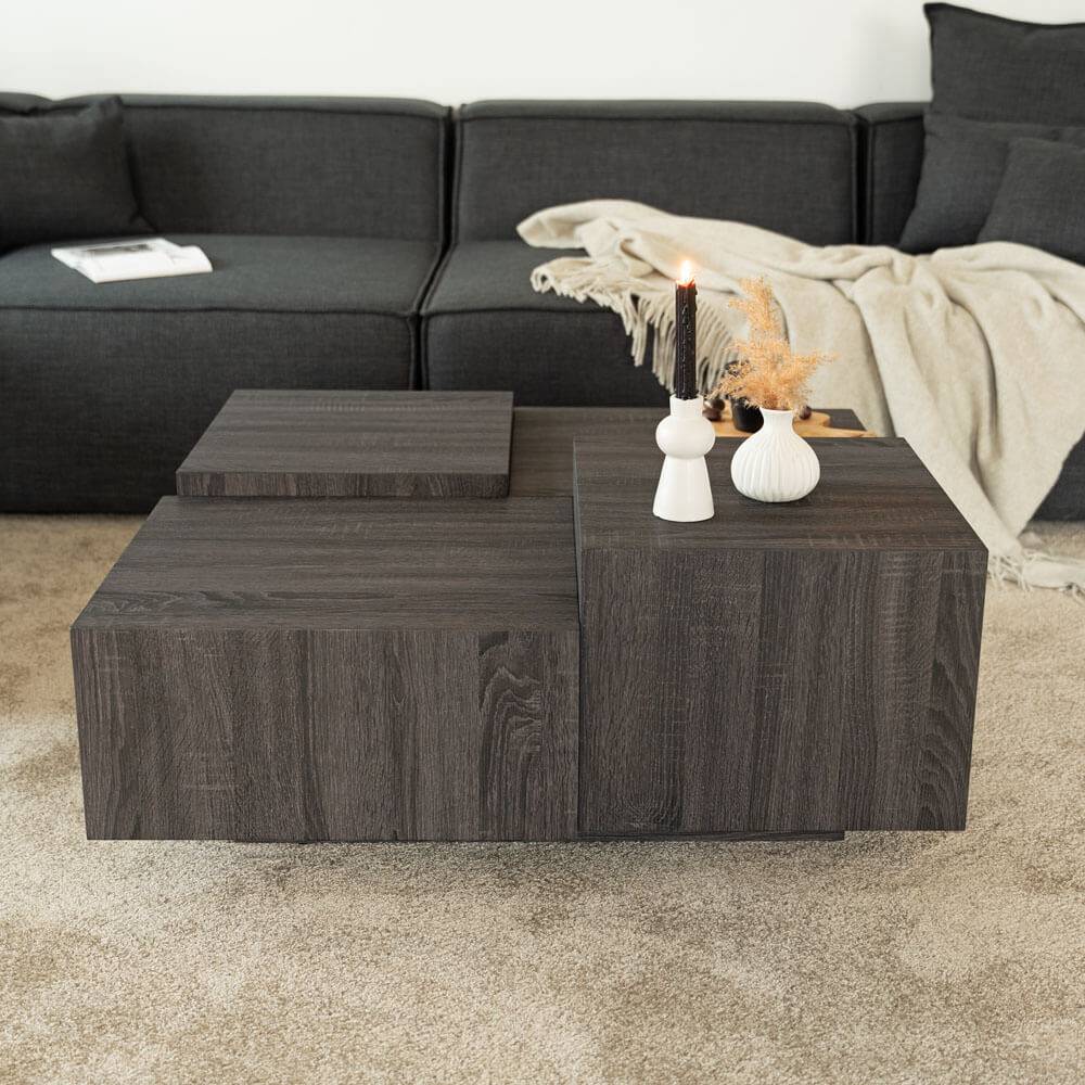 COUCHTISCH NAYELI - Farbe: Dunkelbraun