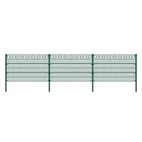 DOPPELSTABMATTENZAUN MORATA - Farbe / Höhe / Länge: Farbe: Moosgrün / Höhe: 160 cm / Länge: 26 m, Anzahl Eckpfosten: ohne Eckpfosten DOPPELSTABMATTENZAUN MORATA - Farbe / Höhe / Länge: Farbe: Moosgrün / Höhe: 160 cm / Länge: 26 m, Anzahl Eckpfosten: ohne Eckpfosten