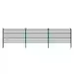 DOPPELSTABMATTENZAUN MORATA - Farbe / Höhe / Länge: Farbe: Moosgrün / Höhe: 200 cm / Länge: 10 m, Anzahl Eckpfosten: 3x Eckpfosten DOPPELSTABMATTENZAUN MORATA - Farbe / Höhe / Länge: Farbe: Moosgrün / Höhe: 200 cm / Länge: 10 m, Anzahl Eckpfosten: 3x Eckpfosten