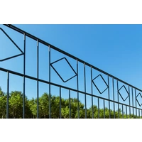 DOPPELSTABMATTENZAUN MORATA - Farbe / Höhe / Länge: Farbe: Moosgrün / Höhe: 240 cm / Länge: 20 m, Anzahl Eckpfosten: 3x Eckpfosten DOPPELSTABMATTENZAUN MORATA - Farbe / Höhe / Länge: Farbe: Moosgrün / Höhe: 240 cm / Länge: 20 m, Anzahl Eckpfosten: 3x Eckpfosten