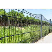 DOPPELSTABMATTENZAUN MORATA - Farbe / Höhe / Länge: Farbe: Anthrazit / Höhe: 200 cm / Länge: 50 m, Anzahl Eckpfosten: 3x Eckpfosten DOPPELSTABMATTENZAUN MORATA - Farbe / Höhe / Länge: Farbe: Anthrazit / Höhe: 200 cm / Länge: 50 m, Anzahl Eckpfosten: 3x Eckpfosten