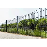 DOPPELSTABMATTENZAUN MORATA - Farbe / Höhe / Länge: Farbe: Anthrazit / Höhe: 240 cm / Länge: 30 m, Anzahl Eckpfosten: 3x Eckpfosten DOPPELSTABMATTENZAUN MORATA - Farbe / Höhe / Länge: Farbe: Anthrazit / Höhe: 240 cm / Länge: 30 m, Anzahl Eckpfosten: 3x Eckpfosten