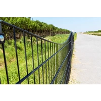 DOPPELSTABMATTENZAUN MORATA - Farbe / Höhe / Länge: Farbe: Anthrazit / Höhe: 200 cm / Länge: 26 m, Anzahl Eckpfosten: 3x Eckpfosten DOPPELSTABMATTENZAUN MORATA - Farbe / Höhe / Länge: Farbe: Anthrazit / Höhe: 200 cm / Länge: 26 m, Anzahl Eckpfosten: 3x Eckpfosten