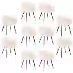 ESSZIMMERSTUHL CELESTE - Menge: 10, Farbe: Bouclé Weiß ESSZIMMERSTUHL CELESTE - Menge: 10, Farbe: Bouclé Weiß