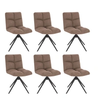 ESSZIMMERSTUHL NODA - Farbe: Grau/Braun, Menge: 6 ESSZIMMERSTUHL NODA - Farbe: Grau/Braun, Menge: 6