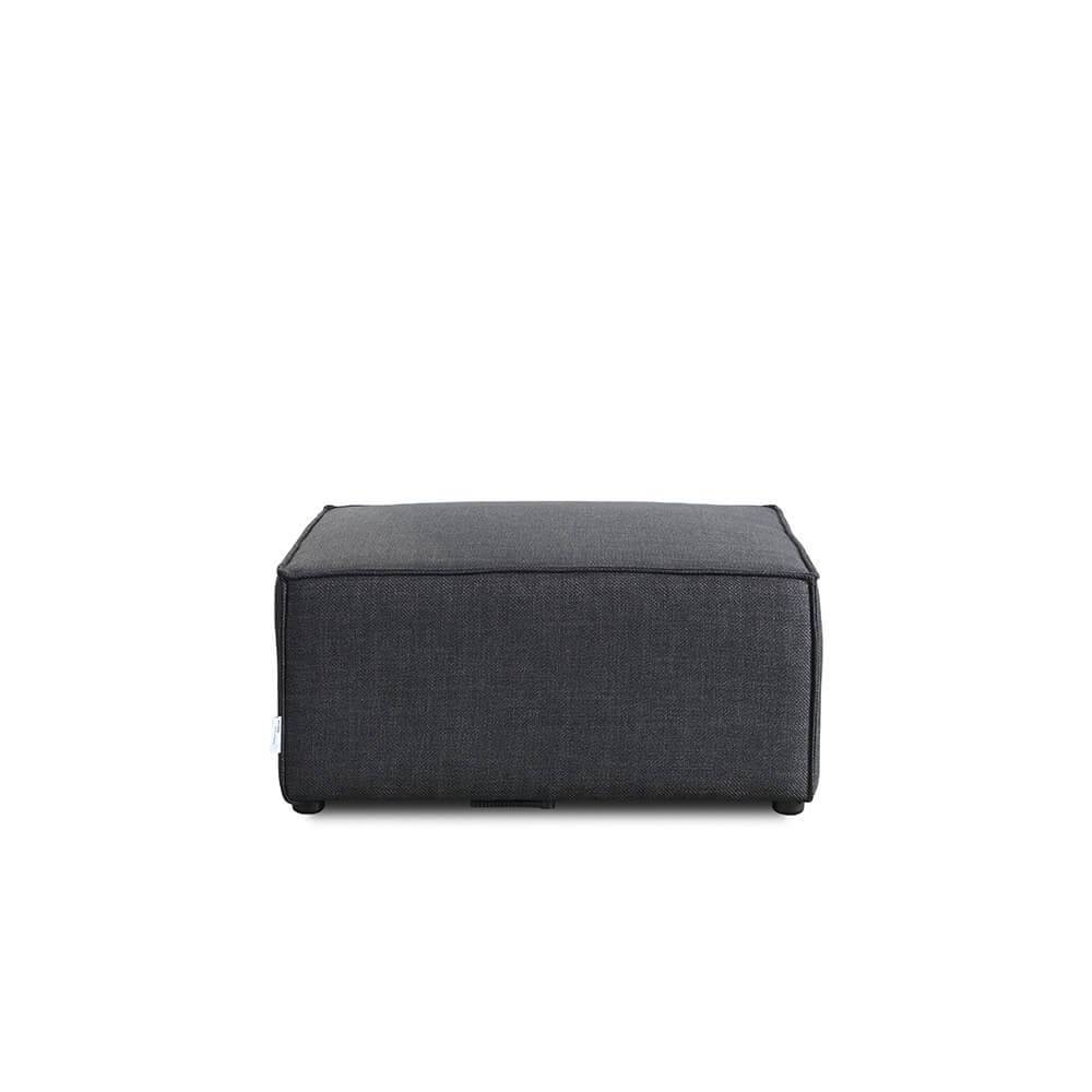 MODULARES SOFA VERONA - Farbe: Anthrazit, Ausführung: Hocker