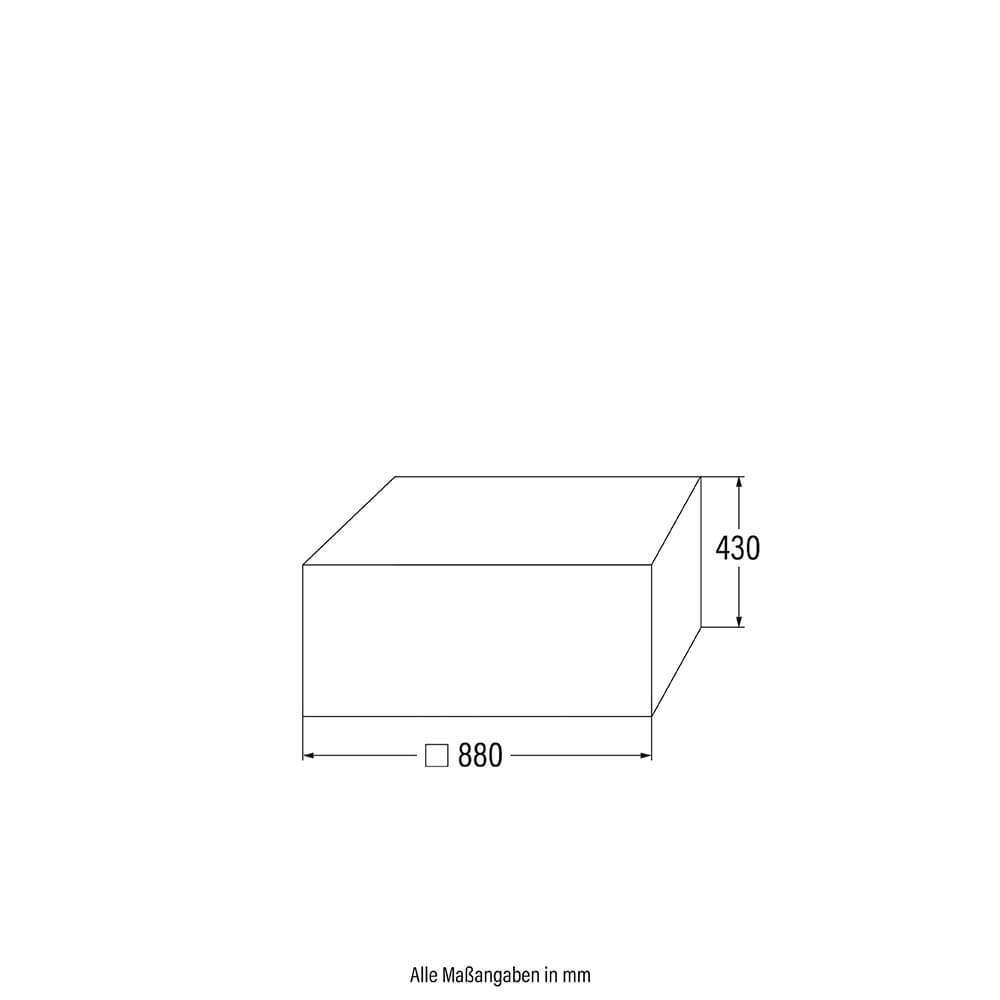 SOFA VERONA - Farbe: Beige, Ausführung: Hocker