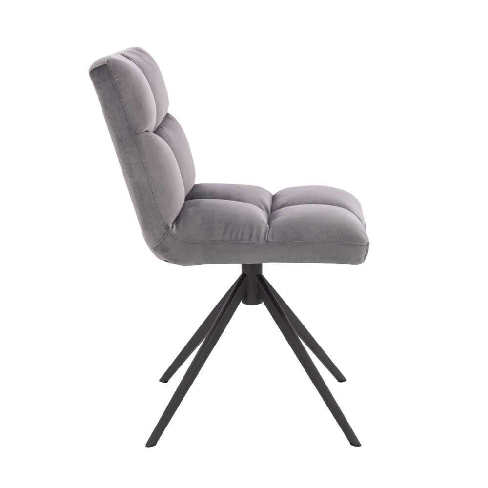 ESSZIMMERSTUHL NODA - Farbe: Hellgrau, Menge: 8