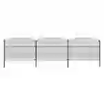 DOPPELSTABMATTENZAUN MORATA - Farbe / Höhe / Länge: Farbe: Moosgrün / Höhe: 240 cm / Länge: 50 m, Anzahl Eckpfosten: 2x Eckpfosten DOPPELSTABMATTENZAUN MORATA - Farbe / Höhe / Länge: Farbe: Moosgrün / Höhe: 240 cm / Länge: 50 m, Anzahl Eckpfosten: 2x Eckpfosten