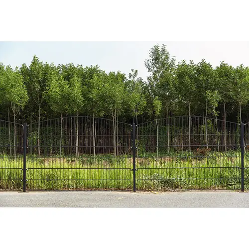 DOPPELSTABMATTENZAUN MORATA - Farbe / Höhe / Länge: Farbe: Moosgrün / Höhe: 160 cm / Länge: 40 m, Anzahl Eckpfosten: 4x Eckpfosten DOPPELSTABMATTENZAUN MORATA - Farbe / Höhe / Länge: Farbe: Moosgrün / Höhe: 160 cm / Länge: 40 m, Anzahl Eckpfosten: 4x Eckpfosten