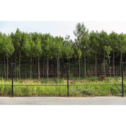 DOPPELSTABMATTENZAUN MORATA - Farbe / Höhe / Länge: Farbe: Moosgrün / Höhe: 200 cm / Länge: 46 m, Anzahl Eckpfosten: 2x Eckpfosten DOPPELSTABMATTENZAUN MORATA - Farbe / Höhe / Länge: Farbe: Moosgrün / Höhe: 200 cm / Länge: 46 m, Anzahl Eckpfosten: 2x Eckpfosten