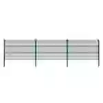 DOPPELSTABMATTENZAUN MORATA - Farbe / Höhe / Länge: Farbe: Moosgrün / Höhe: 80 cm / Länge: 10 m, Anzahl Eckpfosten: 4x Eckpfosten DOPPELSTABMATTENZAUN MORATA - Farbe / Höhe / Länge: Farbe: Moosgrün / Höhe: 80 cm / Länge: 10 m, Anzahl Eckpfosten: 4x Eckpfosten