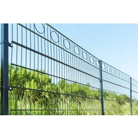 DOPPELSTABMATTENZAUN MORATA - Farbe / Höhe / Länge: Farbe: Moosgrün / Höhe: 120 cm / Länge: 16 m, Anzahl Eckpfosten: 4x Eckpfosten DOPPELSTABMATTENZAUN MORATA - Farbe / Höhe / Länge: Farbe: Moosgrün / Höhe: 120 cm / Länge: 16 m, Anzahl Eckpfosten: 4x Eckpfosten