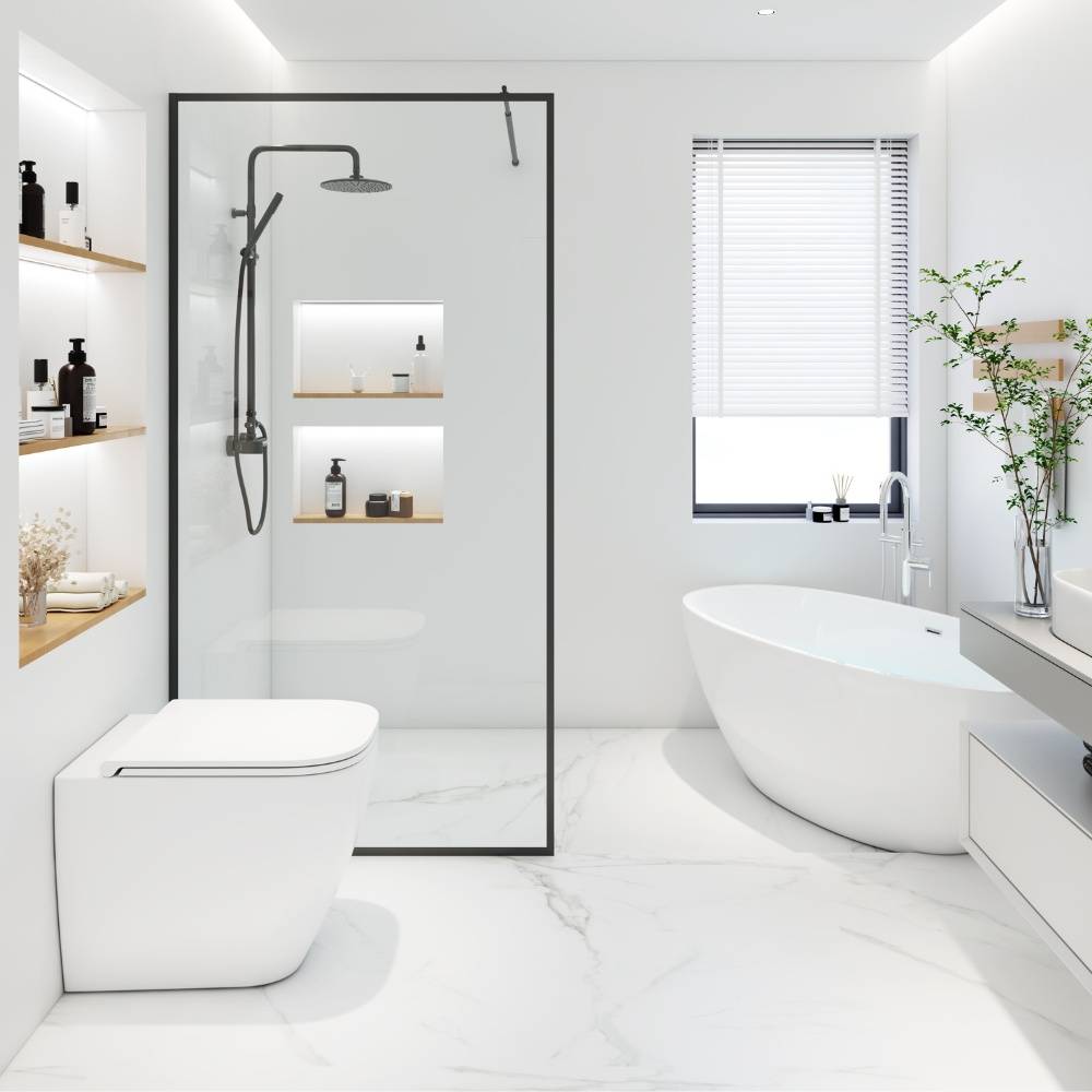 DUSCHABTRENNUNG BAKI - Größe: 130 x 200 cm